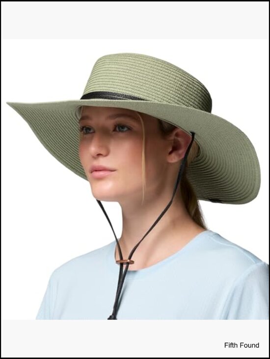 Packable Sun Hat with Adjustable Chin Strap, Lightweight Travel-Friendly Design main image 4